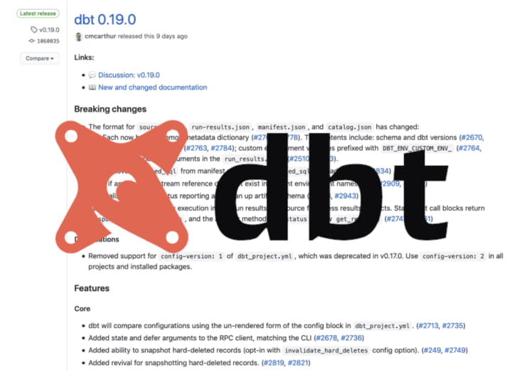 dbt 0.19.0 release review | Brooklyn Data
